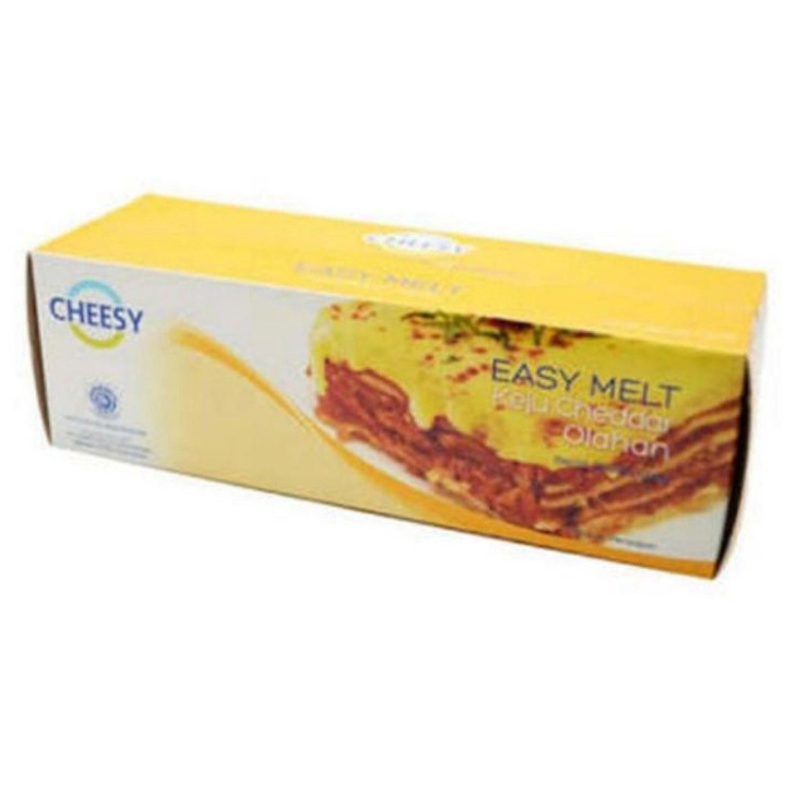 

Terkini Cheesy keju easy melt cheddar cheese 500 gram Ready Stock