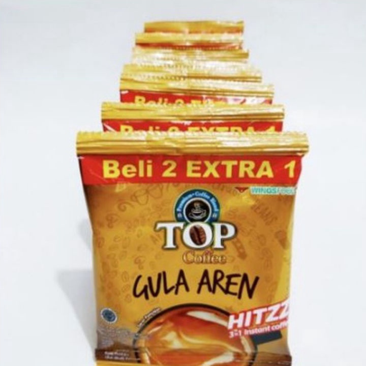 

➸➚✣ Top Coffe Gula Aren 1 Renceng isi 15sachet Ready