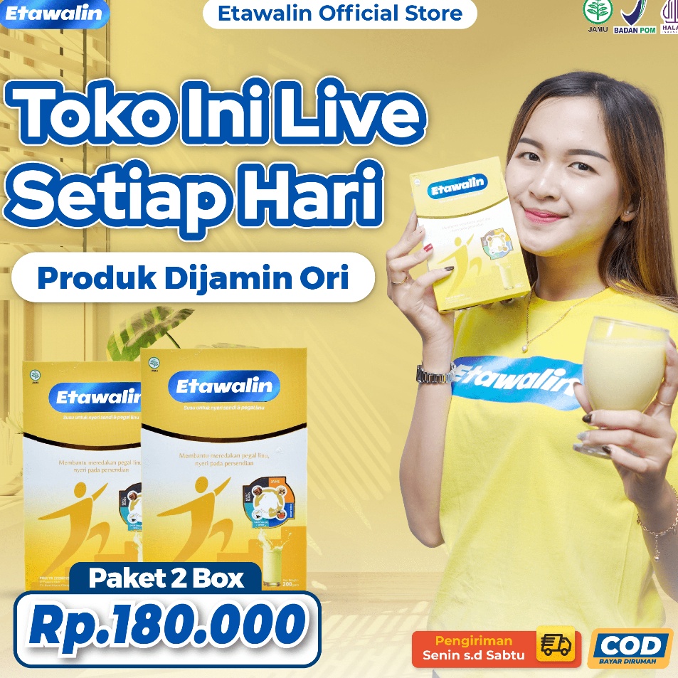 

Terkini Susu Etawalin Original Solusi Asam Urat Dan Nyeri Sendi 2 Box ★★★★★