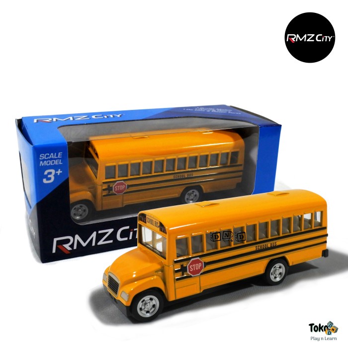 Mainan Anak Diecast Metal Bis Sekolah RMZ City Classic School Bus