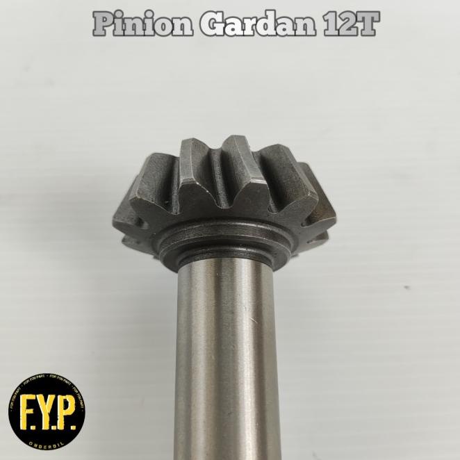 Gigi Reduksi Pinion Gardan 12T Motor Roda Tiga Viar Kaisar Jialing