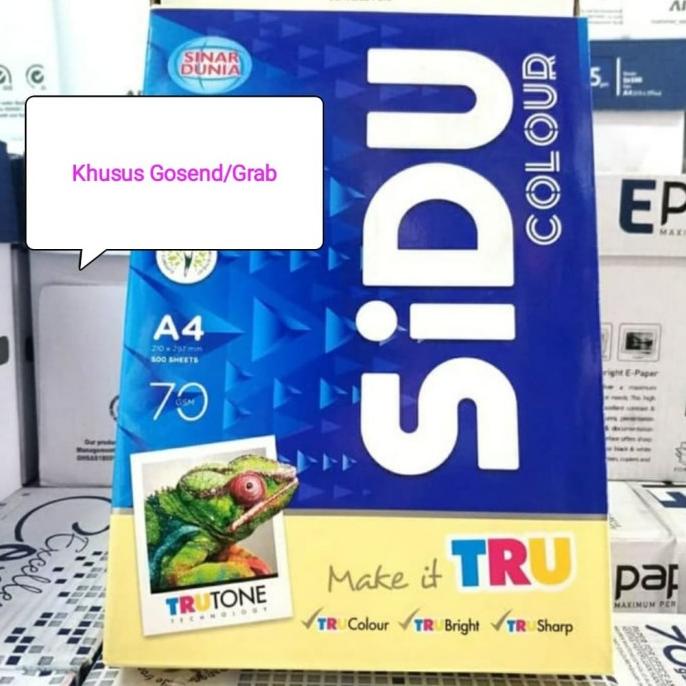 

```````] Kertas A4 70 Gram SIDU Warna