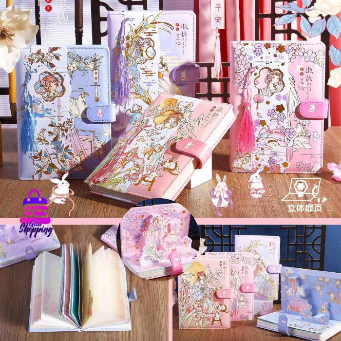 

Magnetic Notebook Lady Samurai / Diary Jurnal Agenda Buku Tulis - 6285