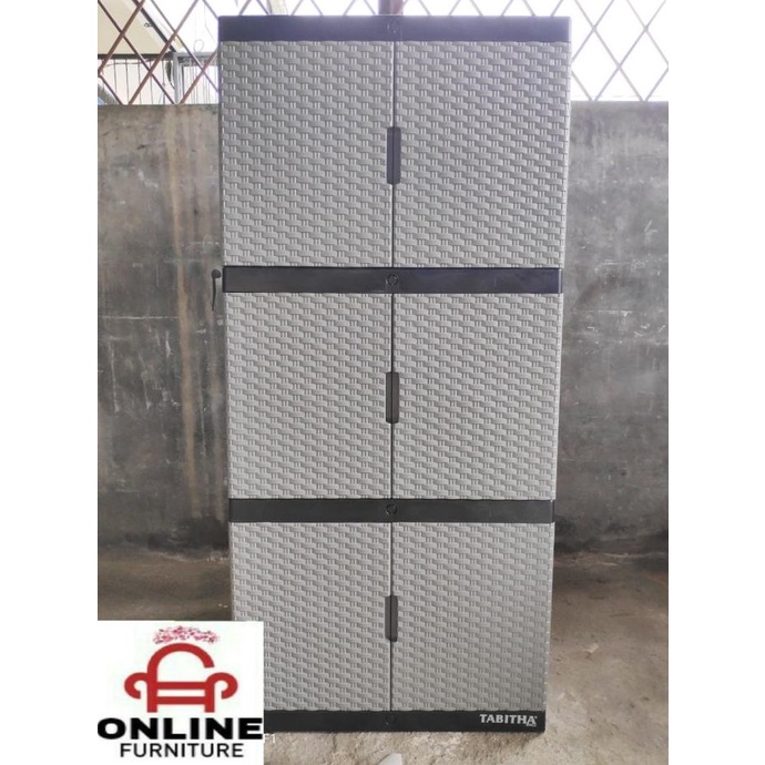 lemari plastik tabitha susun 3,lemari pakaian