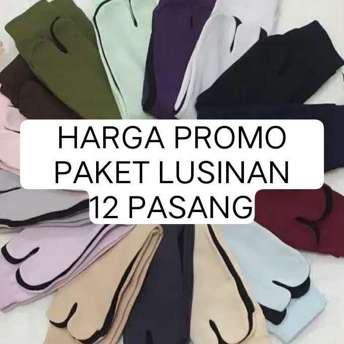 ✨TERBARU✨ Kaos Kaki Jempol Lusinan / Kaos Kaki Muslimah Lusinan / Kaos Kaki Wanita Losinan / Kaos Ka