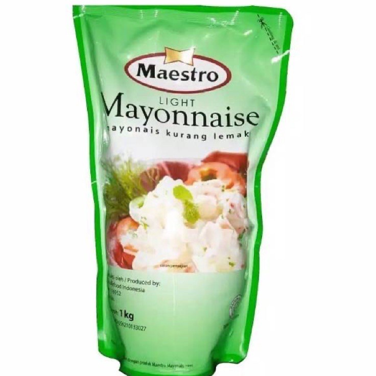 

BRANDS FESTIVAL TERMURAH !!!!! Maestro Mayonaise Pouch 1kg gas !!