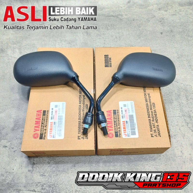 MIRROR SPION F1ZR FIZR NUOVO MIO VEGA R JUPITER Z MX VIXION ORIGINAL YAMAHA | 5MX-F6280-00 5MX-F6290