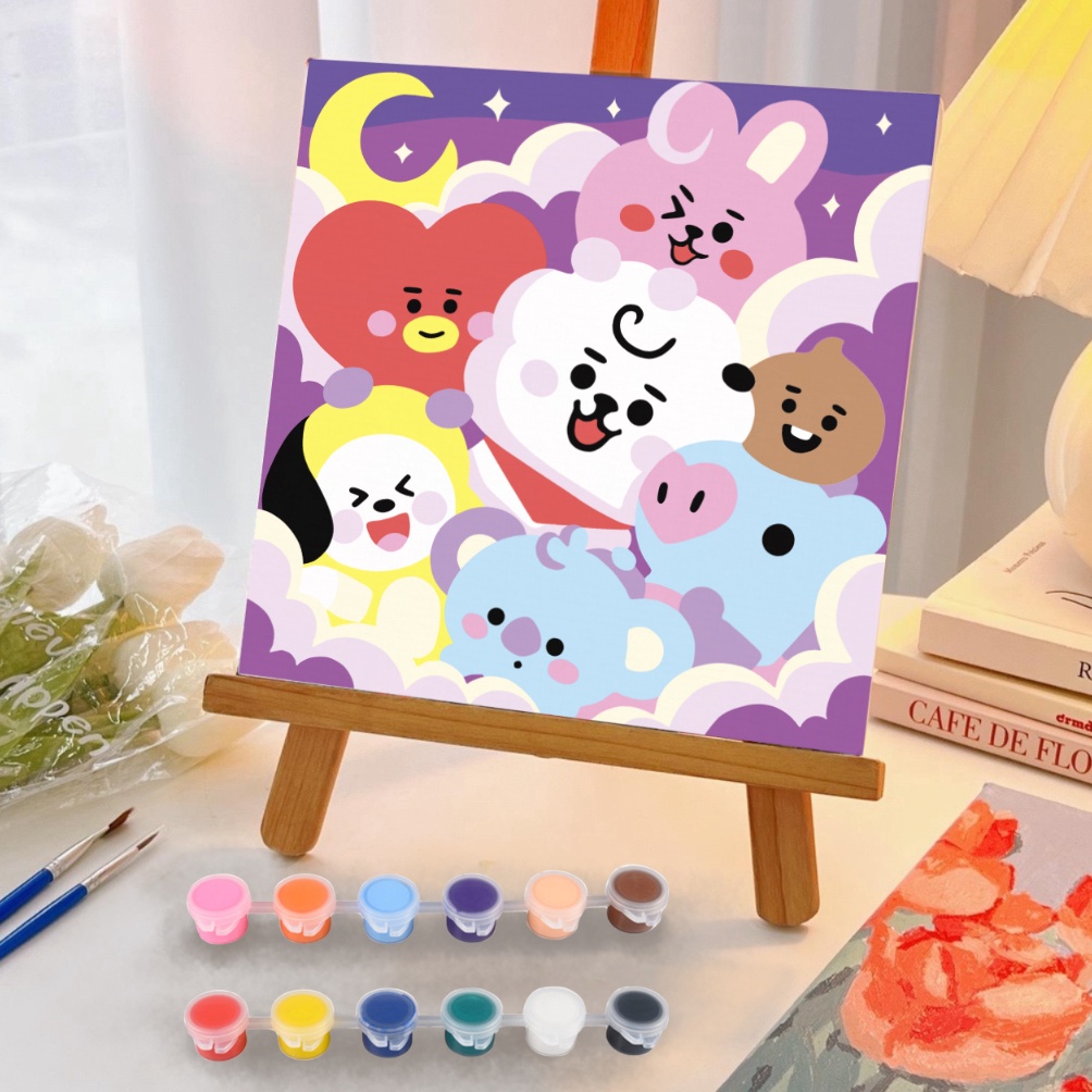 

[ART. N42E] PAINT BY NUMBERS KIT - BT21 Series