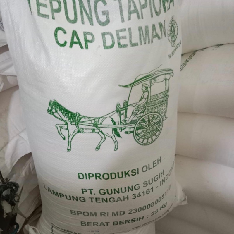 

Sagu Delman 25 Kg / Tepung Tapioka / Tepung Tapioca Delman 25 Kg