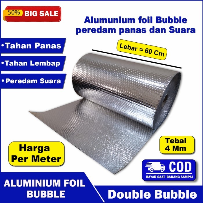 Terlaris Alumunium / Aluminium Bubble Foil 1 Roll