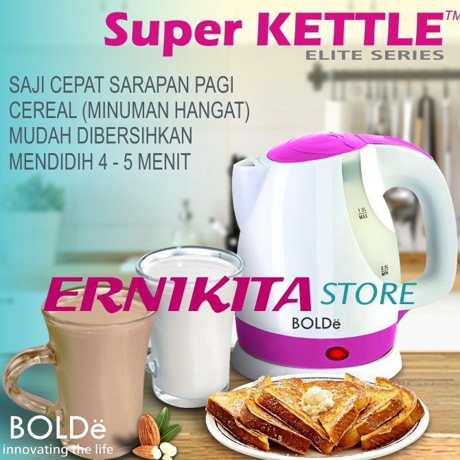 ➧ BOLDe SUPER KETTLE - Teko Listrik Pemanas Air ❈ ➢