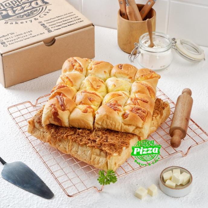 

Roti Sobek Abon Keju Mozzarella / Bread / Roti cheese Mozzarella floss