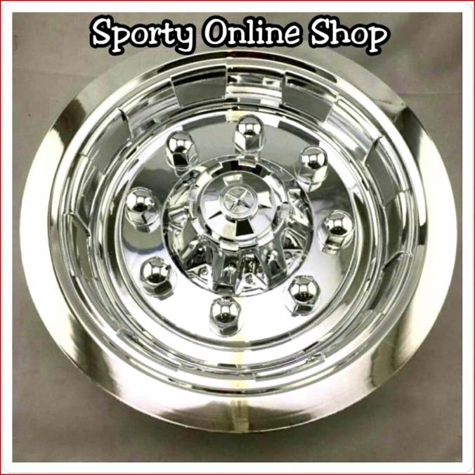 Diskon Besar Tutup Dop Roda Truck Canter Ban Doubel Warna Crome