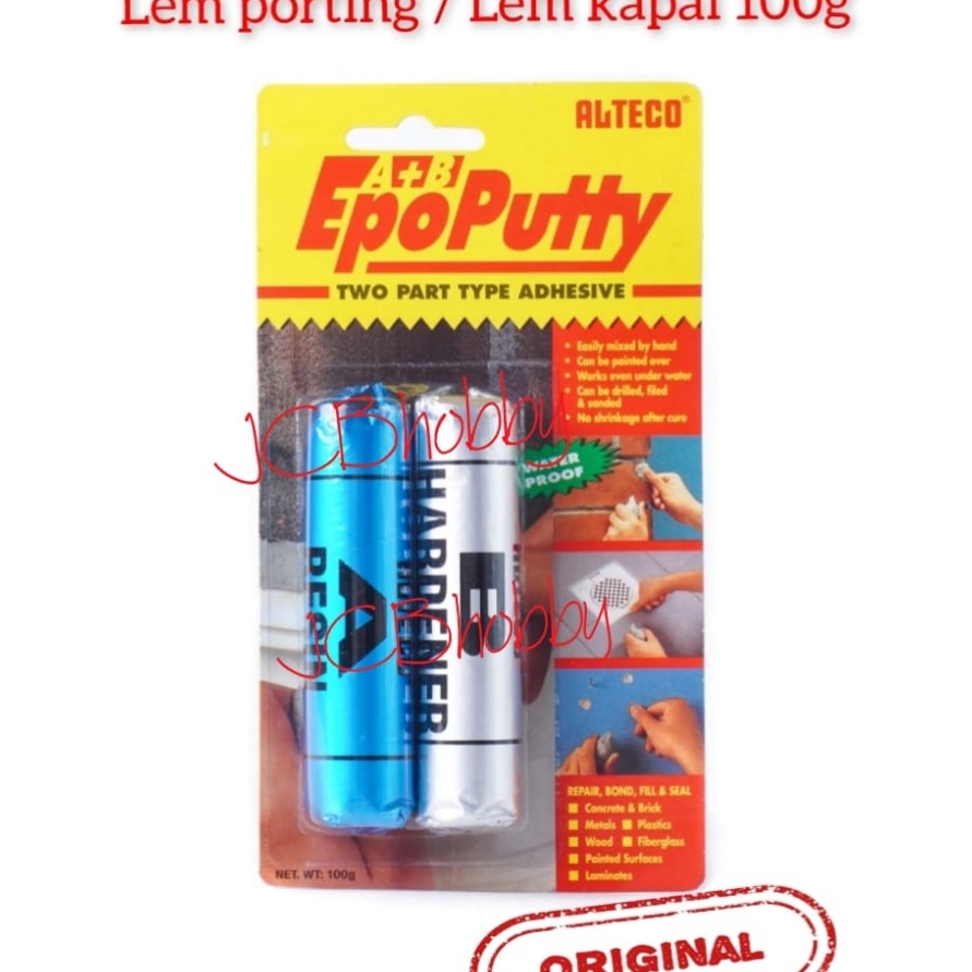 

YKPN1005 [KODE 77] Lem Epo Putty ALTECO PORTING 100 g BELI DUA BELAS BIJI BONUS SATU BIJI LEM PAKING TAHAN PANAS