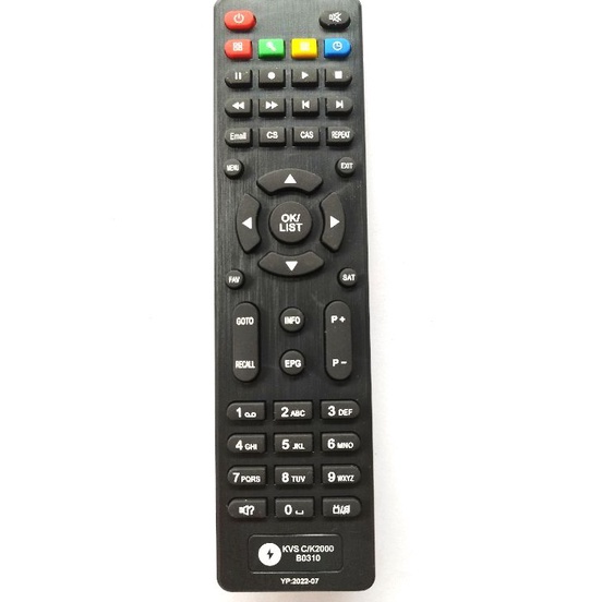 RNLB7651 COD REMOT/REMOTE RECEIVER/PARABOLA K-VISION BROMO C2000  / K VISION C2000 / TOPAS TV HD / K