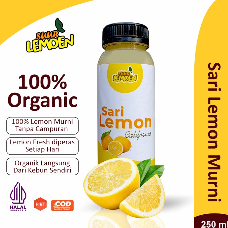 

Bestseller Suur Lemoen Fresh Sari Lemon Murni Untuk Diet 100% Minuman Air Lemon Premium 250ml Ready stock