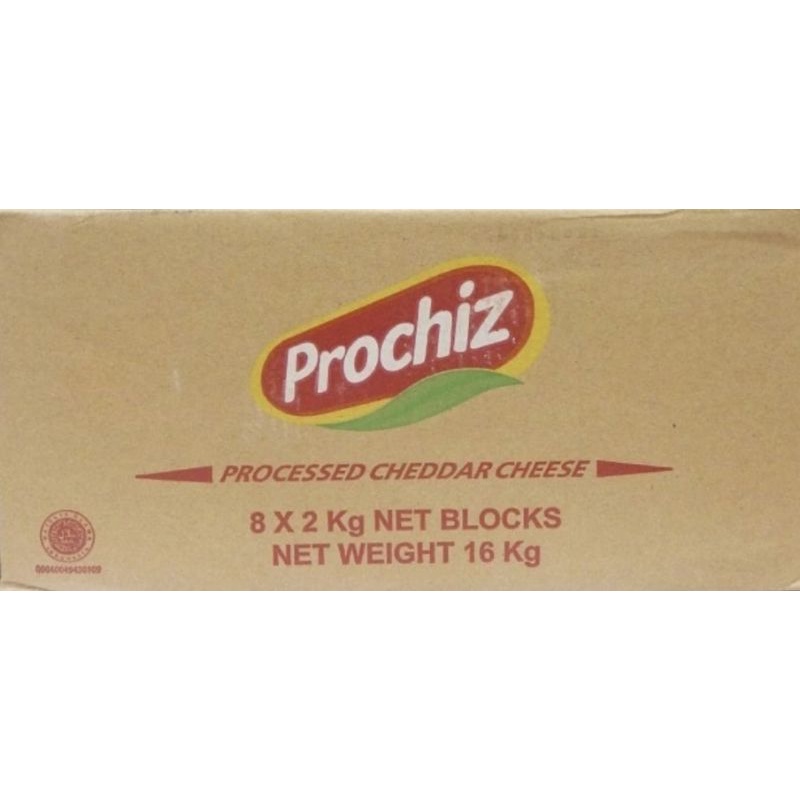 

Prochiz Premium Keju Cheddar Kemasan Pak 2 kg