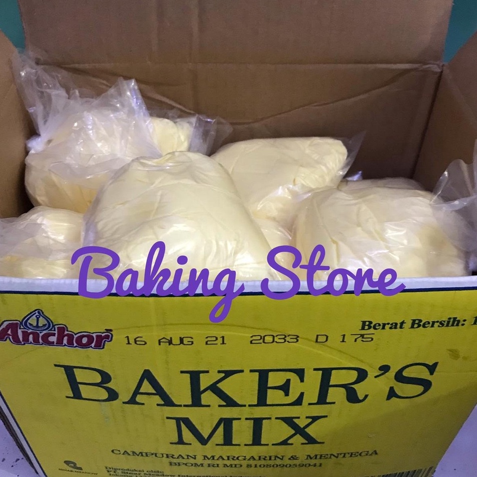 

➥❇❋ Anchor Bakers Mix Mix Butter Blend 1kg Ready Stok
