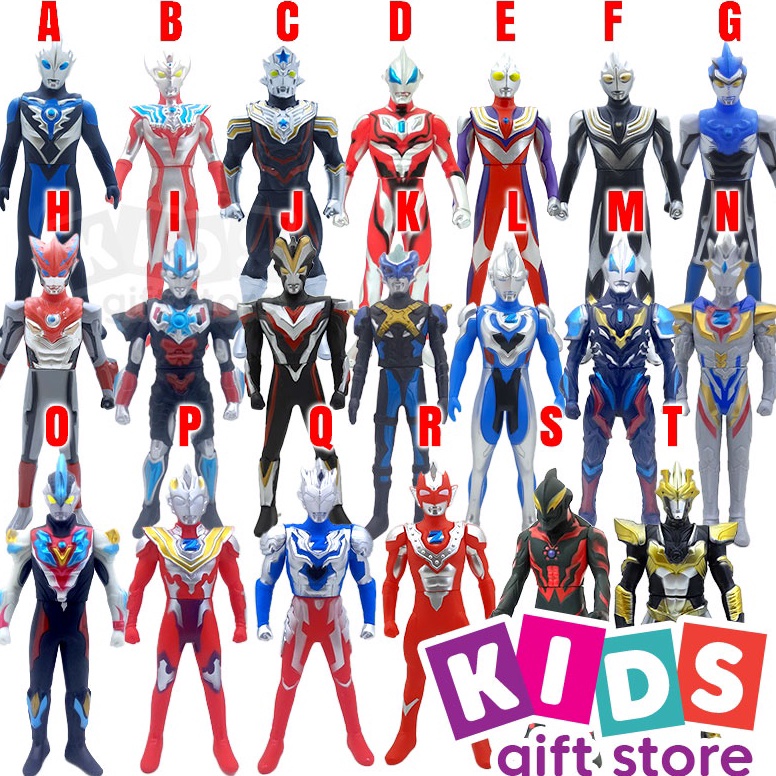 RECOMENDED Ultra Series Ultraman Fuma Taiga Titus Tregear Tiga Victory Rosso Blu Figure - Mainan Fig
