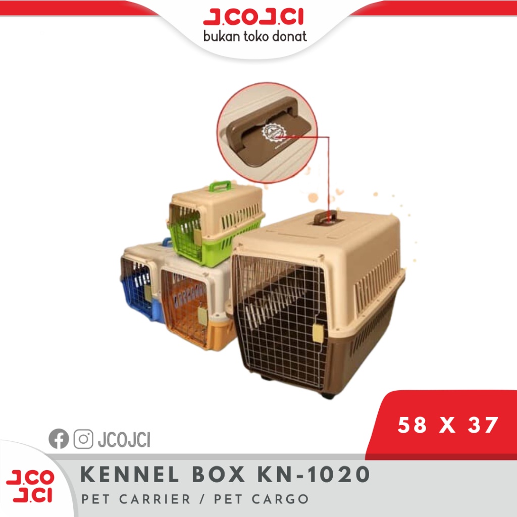Kennel Box Pet Carrier Pet Cargo Kucing Anjing Octagon KN-1020