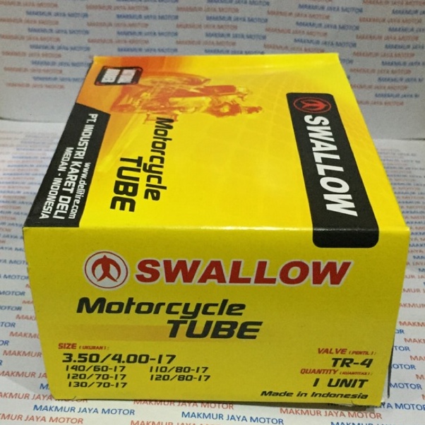 ✬SiU Ban Dalam Motor Swallow 350/400-17 120/80-17 130/70-17 140/60-17 ❆ ☆