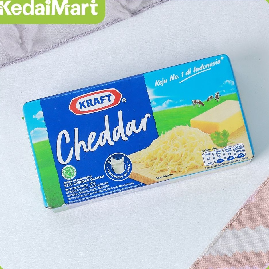 

➮➟✤ Keju Kraft Cheddar 165 Gram Grosir