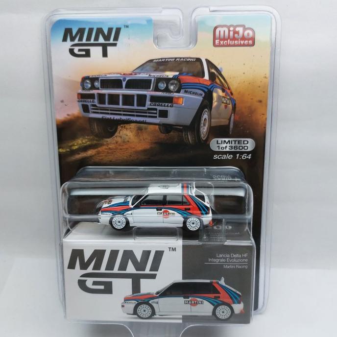 MiniGT Mini GT 300 Lancia Delta HF Integrale Evoluzione Martini MiJo