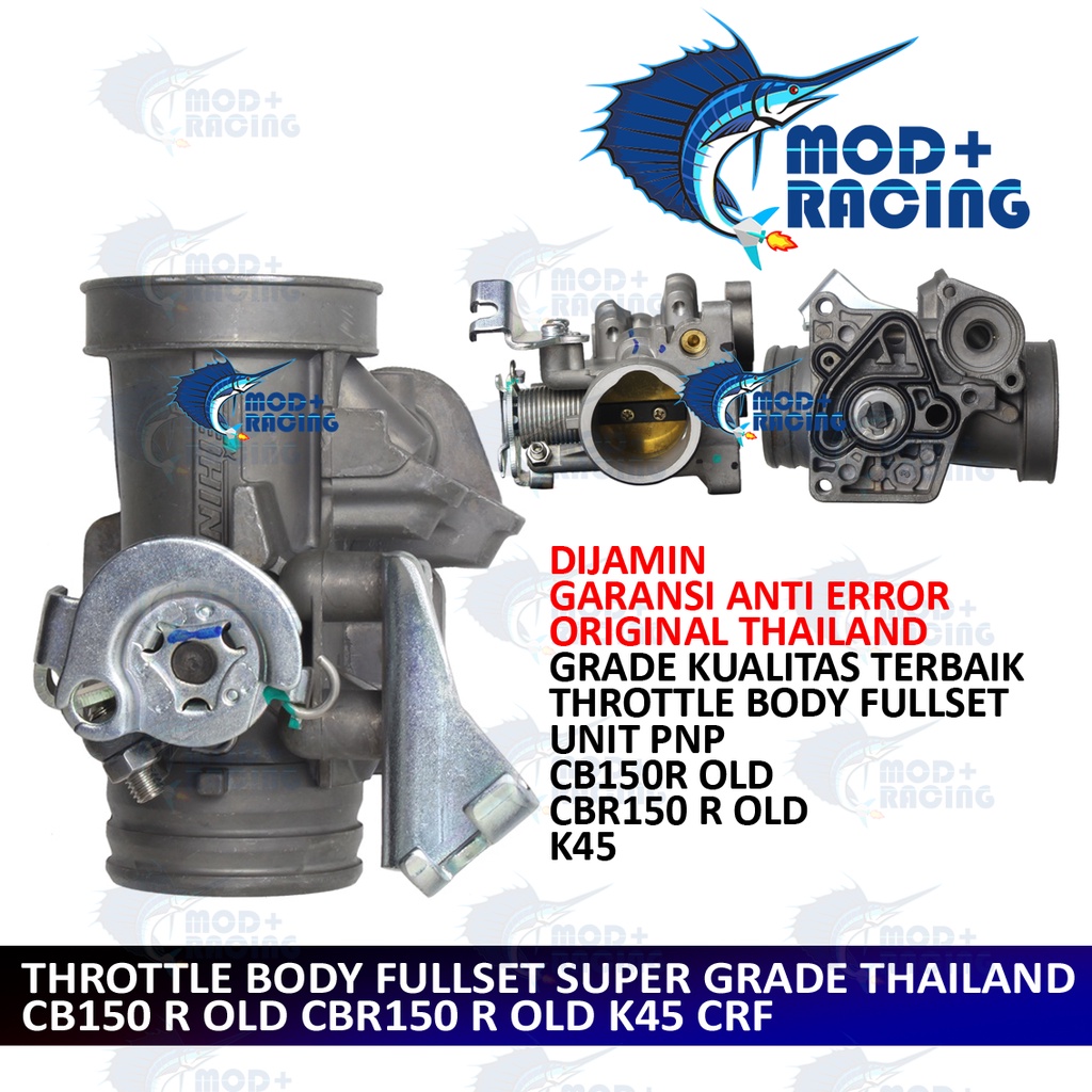 (BISA COD) TB THROTTLE BODY FULLSET CB150 R CBR150 R CBR 150 OLD CRF 150 L 32 30 MM CB150R CBR150R K