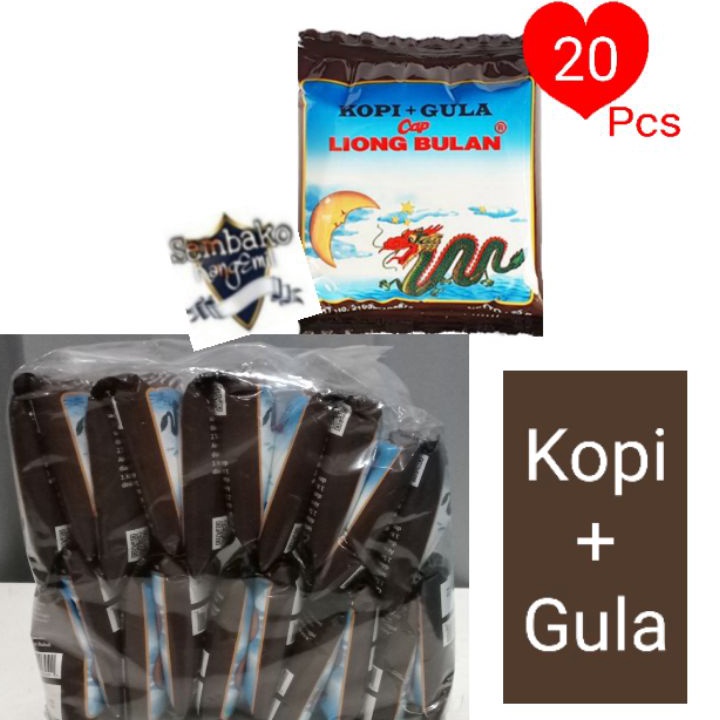 

SRRJ8142 TERBARU Kopi Cap Liong Bulan Plus Gula Isi 20Pcs @28gram