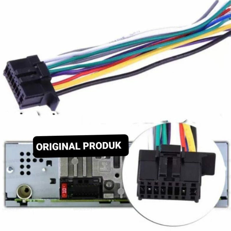 12.12 Brand Kabel Soket Head Unit Pioneer 16 Pin - Socket Head Unit Pioneer / Soket Pioner