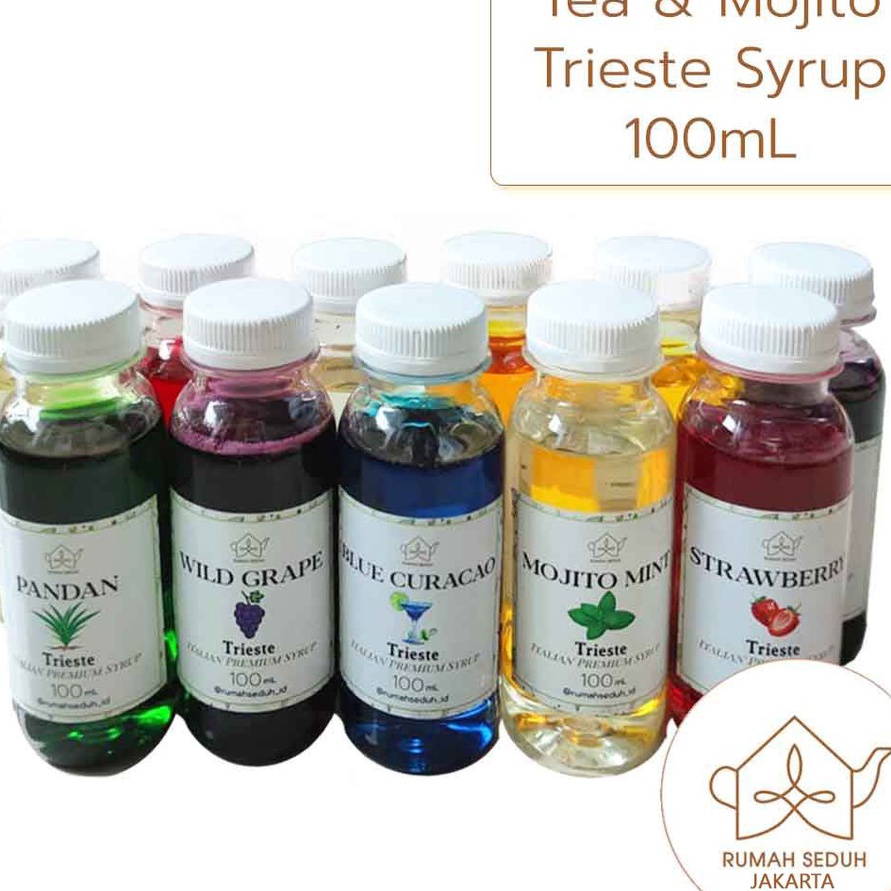 

DGDQ8829 [KODE 77] Trieste Syrup kecil 100 mL - Sirup Rasa Buah dan Herbal varian Teh dan Mojito