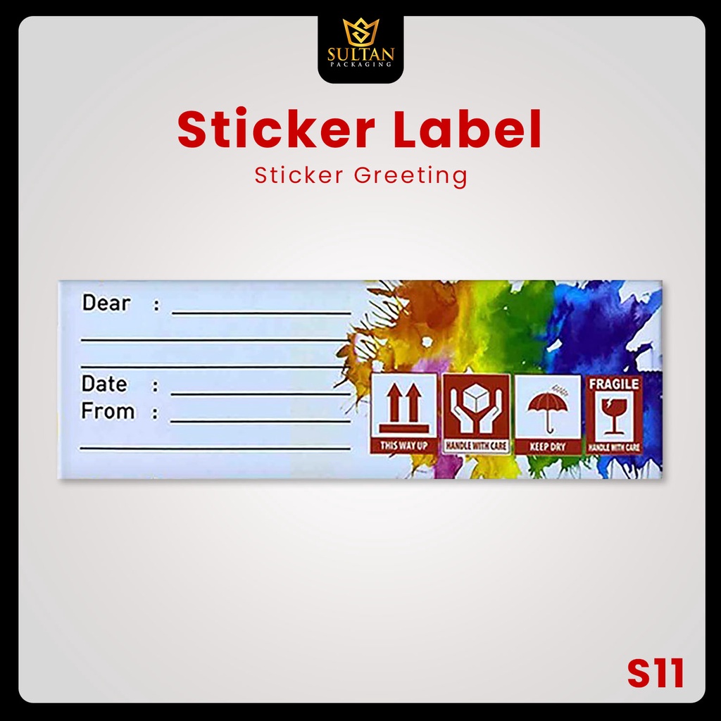 

Sticker - Sticker Laminating - Sticker Glossy Unik - S11