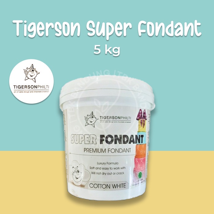 

Hariya Tigerson Philti Super Fondant Cotton White Fondant Putih 5 Kg