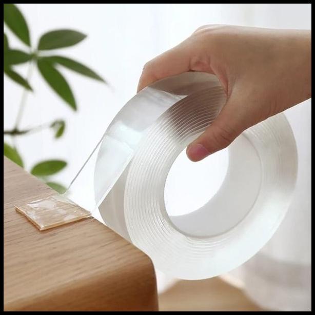 

GRATIS ONGKIR NANO DOUBLE TAPE 5CM X 1METER TRANSPARAN SELOTIP ISOLASI BENING LAKBAN !!!!!!!