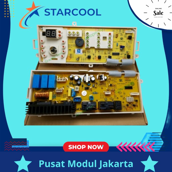 modul pcb mesin cuci samsung front loading WF0702NCE / WF0702XSE