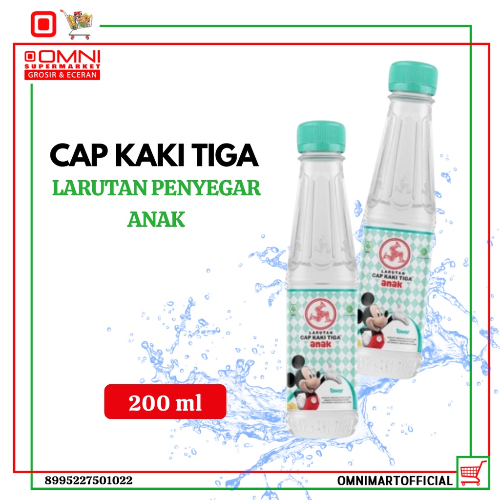 

Cap Kaki Tiga Anak Ori Btl 200 Ml Larutan Penyegar