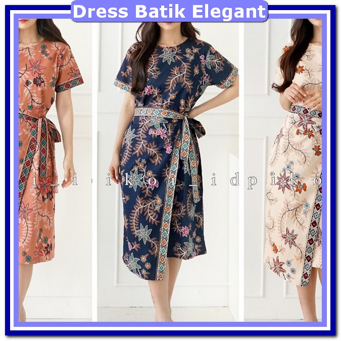 Dress Wanita Kondangan Elegan Tunik Korean Style Dreas Dress Kekinian 2023 Terbaru Untuk Remaja Baju