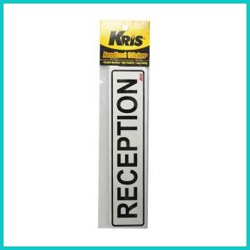 

KRIS STIKER RECEPTION STICKER SIGN LABEL ANODIZED 20JVLZ3 onderdil