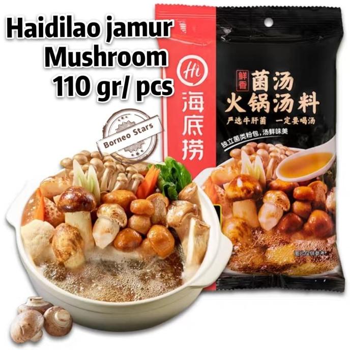 

Haidilao Bumbu shabu 110 gram /Mushroom Hotpot Jamur