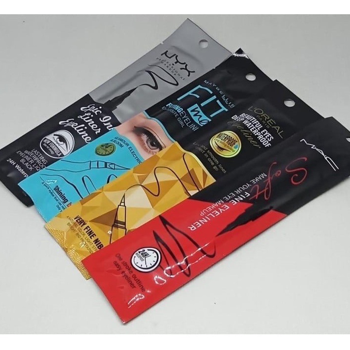 Diskon Promo EYELINER SPIDOL SACHET WATERPROOF M*YBELLINE FIT ME / NY* / CH*NEL / DI*R Harga Termura