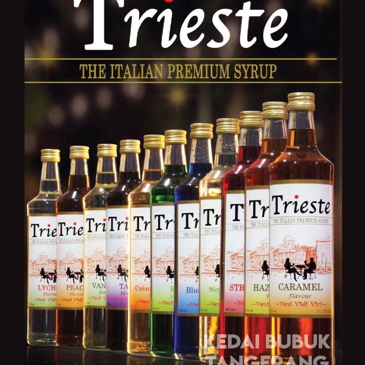 

Promo Trieste Sirup Syrup Premium Made in Italy 650ml Terkini