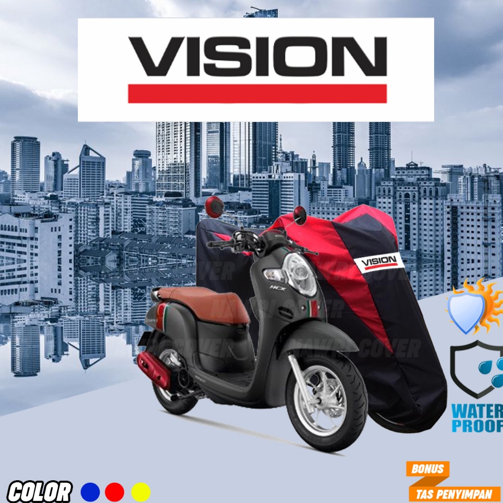 Terlaris.. Sarung motor Scoopy Cover motor Scoopy Selimut motor Scoopy Penutup motor Scoopy Outdoor 