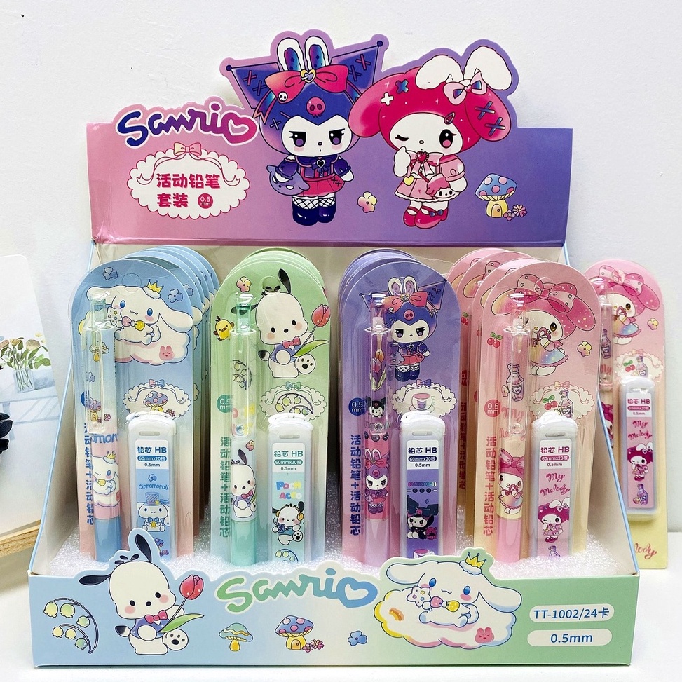 

MURAH set pensil mekanik hb sanrio