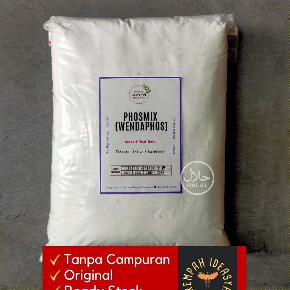 

YNSJ7684 [PROMO SALE!!!] 1kgWendaPhos / Phosmix / Mixphos / Pengenyal Bakso / Sosis / Nugget / Siomay