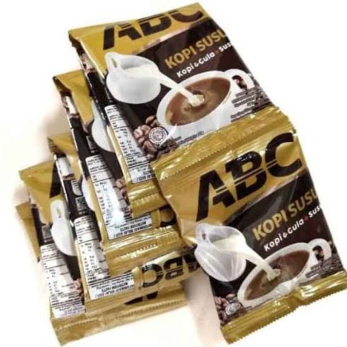 

Ready KOPI ABC KOPI SUSU SACHET 31gr RENCENG RENTENGAN (ISI 10) Kirim Sekarang