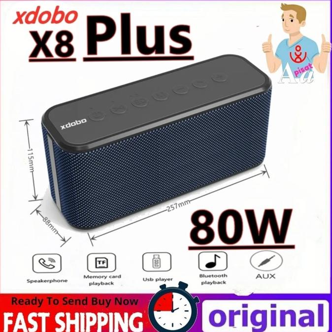 Speaker Xdobo X8 Plus 80W Stereo Audio Wireless Bluetooth 5.0 Original