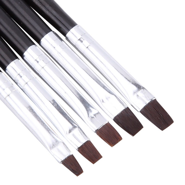 

Kuas Seni Lukis Flat Brush 5 Pcs