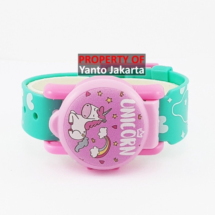 TERLARIS [Aksesoris Bayi Anak] Unicorn Jam Tangan Anak Perempuan Led [Populer] /JAM TANGAN ANAK/JAM