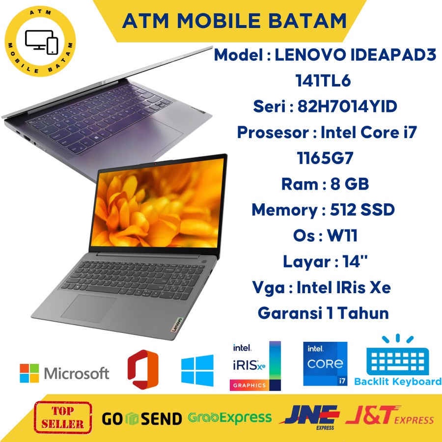 Laptop lenovo ideapad slim 3 14ITL6 i7