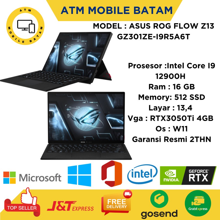 Laptop asus flow z13 i9 12900H